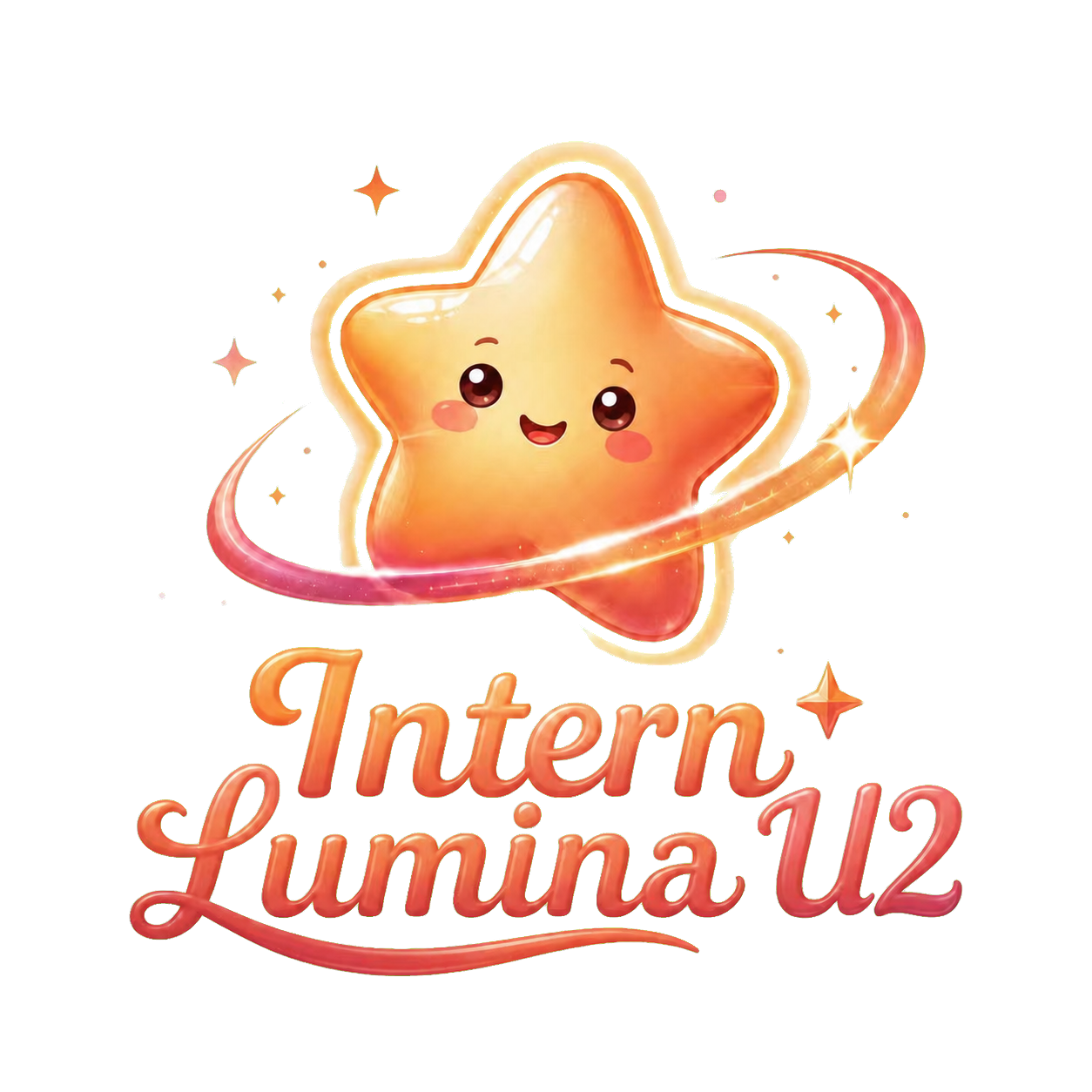 Intern Lumina U2 star mascot and wordmark